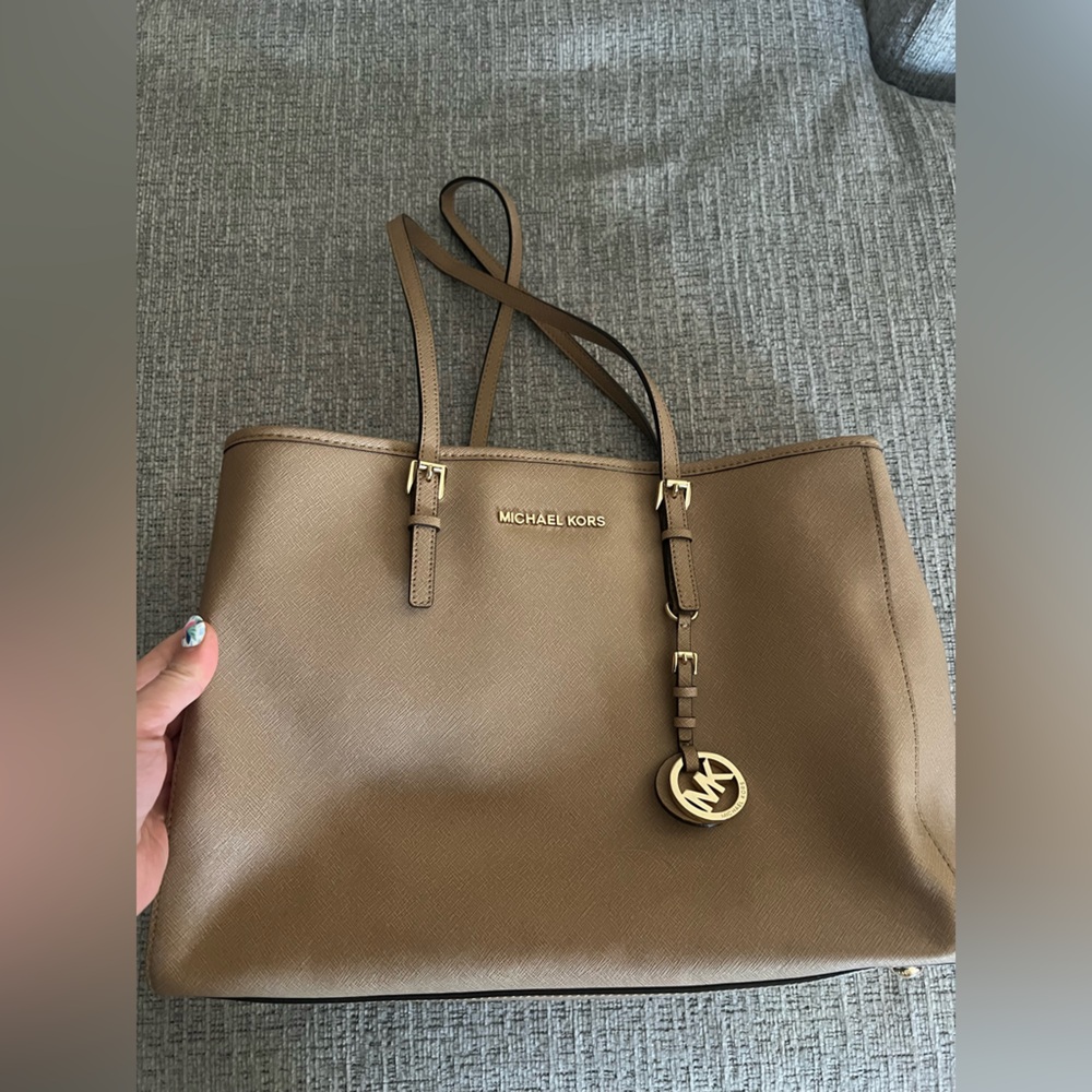 Michael Kors Brown Leather Tote